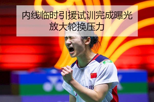 内线临时引援试训完成曝光 放大轮换压力